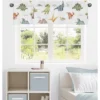 Sweet Jojo Designs Window Valance Treatment 54in. Watercolor Dinosaur Dino Multicolor -Kids House GUEST 7ece260b 3e81 4409 b929 ad3e30258bb5