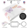 Sweet Jojo Designs Girl Baby Milestone Blanket Butterfly Blush Pink And Purple -Kids House GUEST 804bd7c7 2563 4412 93a1 bb6766503ad6