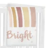 Sweet Jojo Designs Girl Milestone Swaddle Baby Blanket Boho Rainbow Pink Yellow And White -Kids House GUEST 80f5e458 57f3 4d46 9778 fdf5d66eeea4