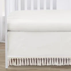 Sweet Jojo Designs Boy Or Girl Gender Neutral Unisex Baby Crib Bedding Set - Bohemian Fringe Collection 4pc -Kids House GUEST 8101c50e 34e6 41f4 aa7e 44d708d87a63