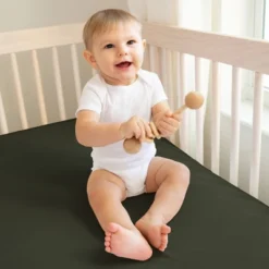 Sweet Jojo Designs Boy Girl Gender Neutral Unisex Fitted Crib Sheets Set Woodland Camo Collection Green 2pc -Kids House GUEST 81fbc3df ed39 4a75 82ad f09f4ed44498