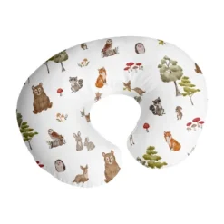 Sweet Jojo Designs Boy, Girl, Unisex/Gender Neutral Support Nursing Pillow Cover (Pillow Not Included) Watercolor Woodland Forest Animals Multicolor -Kids House GUEST 8377350c 406b 404b ab5f c10d84d29cd4