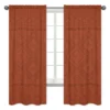 Sweet Jojo Designs Window Curtain Panels 84in. Boho Geometric Orange And Black -Kids House GUEST 87d19b19 fbe6 4610 b768 fb2f49f49fd1