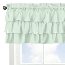 Sweet Jojo Designs Girl Window Valance Treatment 54in. Butterfly Floral Solid Green -Kids House GUEST 8b8db04a 8cb3 4b58 85ca 60b872024bac