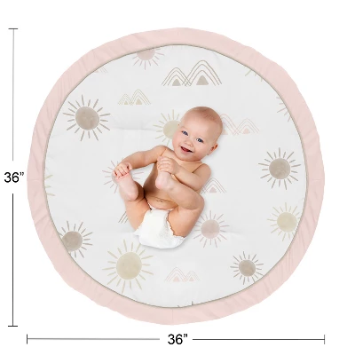 Sweet Jojo Designs Girl Baby Tummy Time Playmat Desert Sun Pink Mauve And Taupe 5 Sweet Jojo Designs Girl Baby Tummy Time Playmat Desert Sun Pink Mauve And Taupe - Image 3