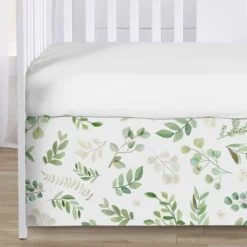 Sweet Jojo Designs Boy Or Girl Gender Neutral Unisex Baby Crib Bedding Set - Botanical Leaf Collection 4pc -Kids House GUEST 8f7dbd44 eb57 4f3b ad85 83703e18acde