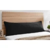 Sweet Jojo Designs Body Pillow Cover (Pillow Not Included) 54in.x20in. Solid Black -Kids House GUEST 924d4ea3 28d2 445c a8d9 4c8e3487f3b6