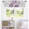Sweet Jojo Designs Girl Window Valance Treatment 54in. Peony Floral Garden Purple Ivory And Green -Kids House GUEST 965d34a9 ca25 413a 8251 0ef72ae8c618