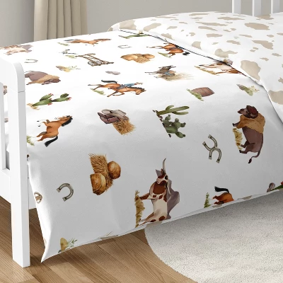 Sweet Jojo Designs Boy Toddler Bedding Set Country Western Taupe Brown And Cream 5pc 7 Sweet Jojo Designs Boy Toddler Bedding Set Country Western Taupe Brown And Cream 5pc - Image 5