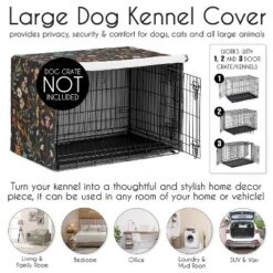 Sweet Jojo Designs Girl Dog Crate Kennel Cover 48in. Boho Floral Wildflower Black And Orange 10 Sweet Jojo Designs Girl Dog Crate Kennel Cover 48in. Boho Floral Wildflower Black And Orange -Kids House GUEST 9d841ca0 0a07 42ad 820e 951f8bb74ace