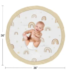 Sweet Jojo Designs Boy, Girl, Unisex/Gender Neutral Baby Tummy Time Playmat Boho Rainbow Neutral Multicolor -Kids House GUEST 9ec7b664 95c1 4275 b3c9 a4dbdace9ee5
