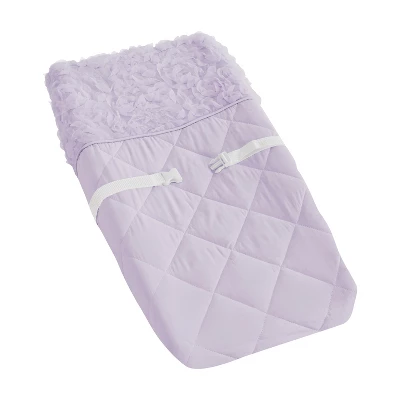 Sweet Jojo Designs Girl Changing Pad Cover Rose Collection Solid Purple 7 Sweet Jojo Designs Girl Changing Pad Cover Rose Collection Solid Purple - Image 5