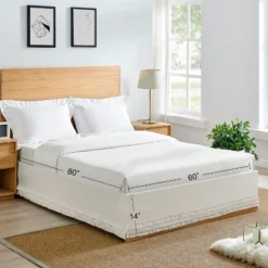 Sweet Jojo Designs Dust Ruffle Queen Bed Skirt Boho Fringe Ivory -Kids House GUEST 9ffbec48 3315 4f1f 8fe6 9805f74a4938