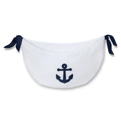 Sweet Jojo Designs Anchors Away 11pc Crib Bedding Set - Navy 6 Sweet Jojo Designs Anchors Away 11pc Crib Bedding Set - Navy - Image 4