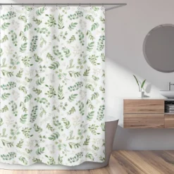 Botanical Leaf Shower Curtain - Sweet Jojo Designs -Kids House GUEST a2db8e7f c5d3 4cd9 8e62 3f90adf5043b