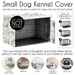 Sweet Jojo Designs Dog Crate Kennel Cover 30in. Botanical Green And White 10 Sweet Jojo Designs Dog Crate Kennel Cover 30in. Botanical Green And White -Kids House GUEST a78828b4 63c2 4d0a b293 e9853b0f8e48 1