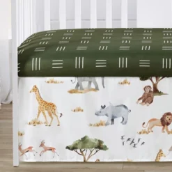 Sweet Jojo Designs Girl Baby Crib Bedding Set - Jungle Animals Collection 4pc 9 Sweet Jojo Designs Girl Baby Crib Bedding Set - Jungle Animals Collection 4pc -Kids House GUEST acb2d02a 95ca 4f30 87b8 e3e1100445b8