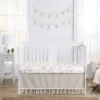 Sweet Jojo Designs Boy Or Girl Gender Neutral Unisex Baby Crib Bed Skirt Botanical Leaf Linen Taupe -Kids House GUEST adf08e04 71d5 4e5c 8af0 f7abf4899e7a