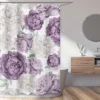 Sweet Jojo Designs Girl Shower Curtain 72in.x72in. Peony Floral Garden Lavender Purple And Ivory -Kids House GUEST aef8f1ed 290f 4e3c a461 dc3c5118b23e