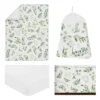 Sweet Jojo Designs Boy Or Girl Gender Neutral Unisex Baby Crib Bedding Set - Botanical Leaf Collection 4pc