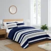 Sweet Jojo Designs Boy Full/Queen Comforter Bedding Set Stripe Blue Grey And White 3pc. 2 Sweet Jojo Designs Boy Full/Queen Comforter Bedding Set Stripe Blue Grey And White 3pc. -Kids House GUEST b1ab86aa f220 4080 b60b 385b79be0627