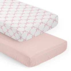 Sweet Jojo Designs Girl Fitted Crib Sheets Set Ballerina And Ballet Bows Pink And White 2pc 13 Sweet Jojo Designs Girl Fitted Crib Sheets Set Ballerina And Ballet Bows Pink And White 2pc -Kids House GUEST b6233c1f eef1 4999 aee3 44c204f3676c
