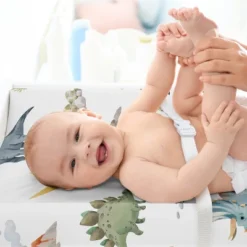 Sweet Jojo Designs Boy Changing Pad Sheet Watercolor Dinosaur Dino Multicolor -Kids House GUEST b744f3fb 460e 4ae5 94c6 83e8cb87a32e