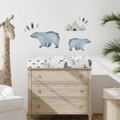 Sweet Jojo Designs Changing Pad Cover - Bear Mountain -Kids House GUEST b7e65eba e50b 4431 80f8 a4f7ad3e1468