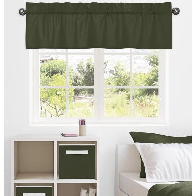 Sweet Jojo Designs Window Valance Treatment 54in. Woodland Camo Green 3 Sweet Jojo Designs Window Valance Treatment 54in. Woodland Camo Green