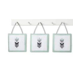 Sweet Jojo Designs Crib Bedding Set - Navy & Mint Mod Arrow - 11pc -Kids House GUEST bd498bce dc19 4d49 9ca2 e36bad9b8954