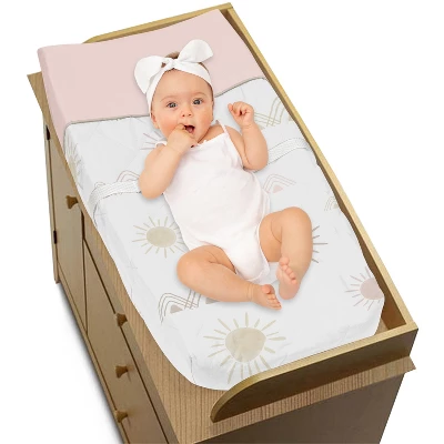 Sweet Jojo Designs Girl Changing Pad Cover Desert Sun Pink Mauve And Taupe 3 Sweet Jojo Designs Girl Changing Pad Cover Desert Sun Pink Mauve And Taupe