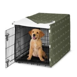 Sweet Jojo Designs Boy, Girl, Unisex/Gender Neutral Dog Crate Kennel Cover 36in. Woodland Arrow Green And White -Kids House GUEST c40b9e66 d9f8 4d6e aa53 0314a338d222