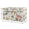 Sweet Jojo Designs Fabric Storage Toy Bin Vintage Floral Pink Green And Yellow Flowers