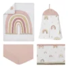 Sweet Jojo Designs Girl Baby Crib Bedding Set - Boho Rainbow Collection 4pc -Kids House GUEST c719d5c8 0d29 488c 92ac e1e7a8cd1b5a