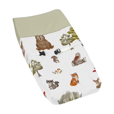 Sweet Jojo Designs Boy Girl Gender Neutral Unisex Changing Pad Cover Watercolor Woodland Forest Animals Multicolor 7 Sweet Jojo Designs Boy Girl Gender Neutral Unisex Changing Pad Cover Watercolor Woodland Forest Animals Multicolor - Image 5