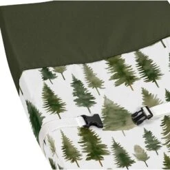 Sweet Jojo Designs Gender Neutral Unisex Changing Pad Cover Woodland Pine Tree Green And White -Kids House GUEST d081bd10 6f64 4e27 82f2 cb85b854e4d1
