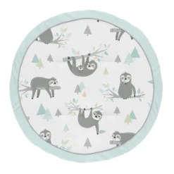 Sweet Jojo Designs Boy, Girl, Unisex/Gender Neutral Baby Tummy Time Playmat Sloth Blue, Grey And Green -Kids House GUEST d11960d4 7d31 4ade 89ba 64916fa98c35