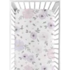 Sweet Jojo Designs Girl Fitted Crib Sheets Set Watercolor Floral Purple Pink And Grey 2pc -Kids House GUEST d1c730a2 7ea5 4801 a6a1 c63e8cce3ada