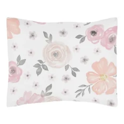 5pc Watercolor Floral Toddler Bedding - Sweet Jojo Designs