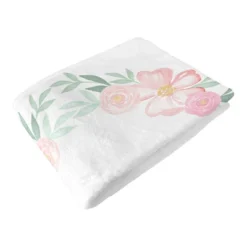 Sweet Jojo Designs Girl Baby Milestone Blanket Bunny Floral Pink Green And Grey -Kids House GUEST d9c7c78f 2a70 4cc6 a0fe bb14d435d7da