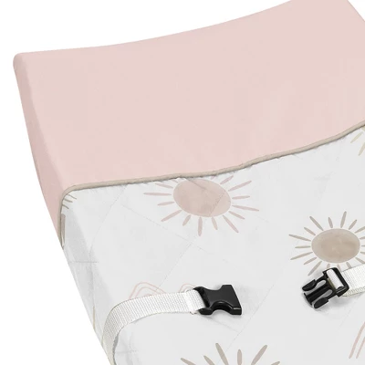 Sweet Jojo Designs Girl Changing Pad Cover Desert Sun Pink Mauve And Taupe 4 Sweet Jojo Designs Girl Changing Pad Cover Desert Sun Pink Mauve And Taupe - Image 2