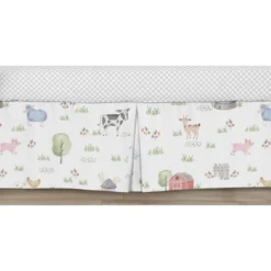 Sweet Jojo Designs Boy Or Girl Gender Neutral Unisex Baby Crib Bed Skirt Farm Animals -Kids House GUEST db871eec 4c99 4549 ab1d a31957909068
