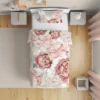 Sweet Jojo Designs Girl Toddler Bedding Set Peony Floral Garden Pink And Ivory 5pc