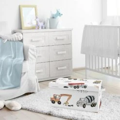 Sweet Jojo Designs Boy Fabric Storage Toy Bin Construction Truck Red Blue Yellow 7 Sweet Jojo Designs Boy Fabric Storage Toy Bin Construction Truck Red Blue Yellow -Kids House GUEST deb67a6b bf6b 42c3 839e f28cf914d46c