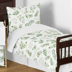 Toddler Botanical Leaf Bedding Set - Sweet Jojo Designs -Kids House GUEST e1683f80 4d1b 4421 a82c 180769199a38
