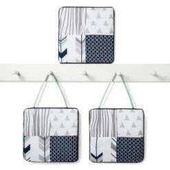 Sweet Jojo Designs Crib Bedding Set - Navy & Mint Woodsy - 11pc -Kids House GUEST e32b0ac0 acc3 4e51 9ec8 e0fd26cdec18