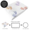 Sweet Jojo Designs Gender Neutral Unisex Baby Milestone Blanket Baby Footprints Multicolor -Kids House GUEST e5716796 e329 43cd b1c6 6f240fc9cd32