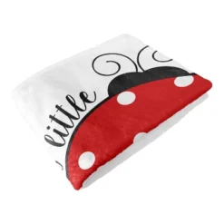 Sweet Jojo Designs Girl Baby Milestone Blanket Polka Dot Ladybug Red Black And White -Kids House GUEST e825f00f 4d57 43ff 89ad cff57514fc3d