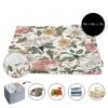 Sweet Jojo Designs Girl Unstuffed Fabric Ottoman Pouf Cover Decorative Storage Vintage Floral Pink Green And Yellow Insert Not Included -Kids House GUEST e87a322f f64f 4157 b597 6096858d789e