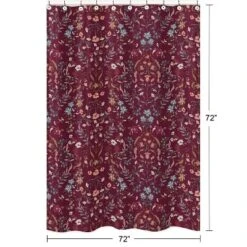 Sweet Jojo Designs Shower Curtain 72in.x72in. Boho Floral Wildflower Red Orange And Blue 11 Sweet Jojo Designs Shower Curtain 72in.x72in. Boho Floral Wildflower Red Orange And Blue -Kids House GUEST e8fc532c 5e2f 4f10 a59e 1fc238157938